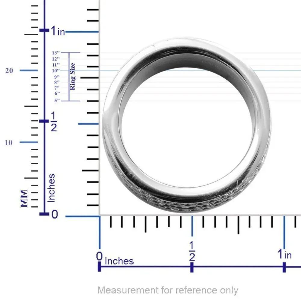 Austrian Crystal Ring Stainless Steel